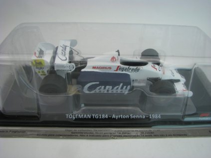 Formule 1 Toleman TG184 No.19 Ayrton Senna 1984 1:24 Premium Collectibles
