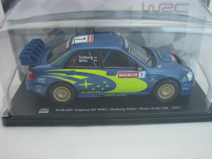 Subaru Impreza  S9 WRC No.7 Solberg Wales Tallye GB 2003 1:24 Atlas Hachette