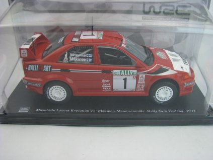 Mitsubishi Lancer Evolution VI Makinen No.1 Rallye New Zealand 1999 1:24 Atlas Hachette