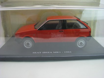 Seat Ibiza MK1 1984 Red 1:24 Atlas Hachette
