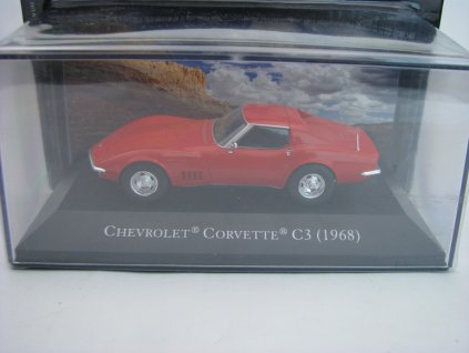 Chevrolet Corvette C3 1968 Red 1:43 Atlas