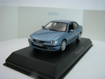 Peugeot 406 2002 Samarkand Blue 1:43 Norev 474621