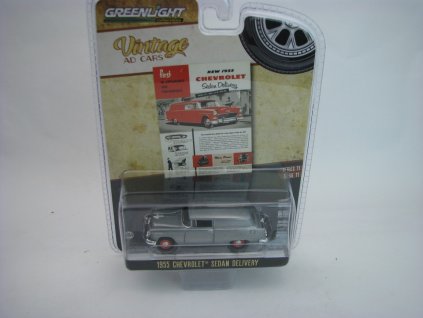 Chevrolet Sedan Delivery 1955 Vintage Ad Cars 1:64 Greenlight