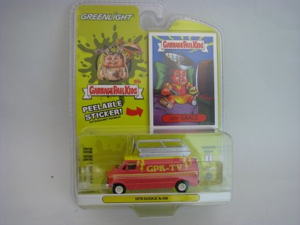 Dodge B-100 1976 GPK-TV 1:64 Greenlight Garbage Pail Kids
