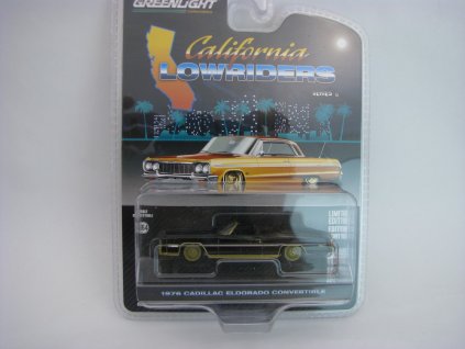 Cadillac Eldorado Convertible 1976 California Lowriders 1:64 Greenlight