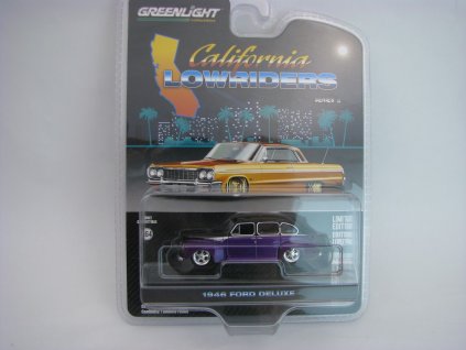 Ford Deluxe 1946 California Lowriders 1:64 Greenlight