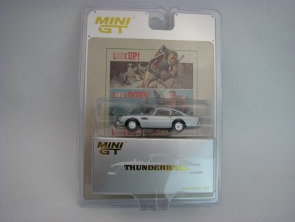 Aston Martin DB5 Thunderbal Sean Connery Mini GT 1:64 TSM Model