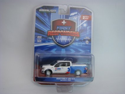Ford F-150 XLT AMR Safety Team 2020 First Responders 1:64 Greenlight