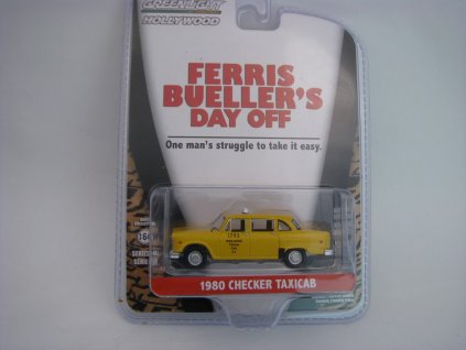 Checker Taxicab 1980 Ferris Buellers Day Of Hollywood 42 series 1:64 Greenlight