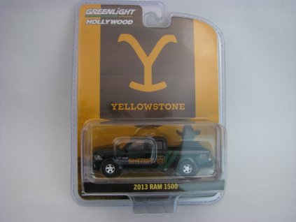 RAM 1500 Yellowstone Sheriff 2013 Hollywood 42 series 1:64 Greenlight