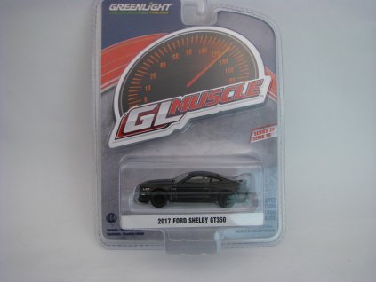 Ford Shelby GT350 2017 Black GL Muscle Serie 29 1:64 Greenlight
