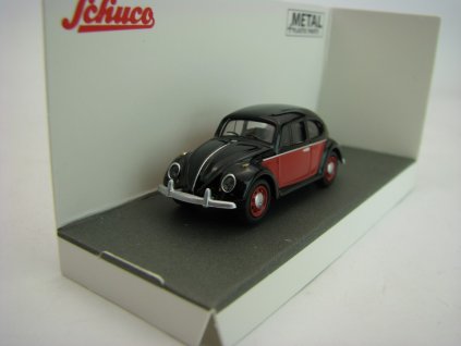 Volkswagen Kafer Beetle Black/Red 1:87 Schuco