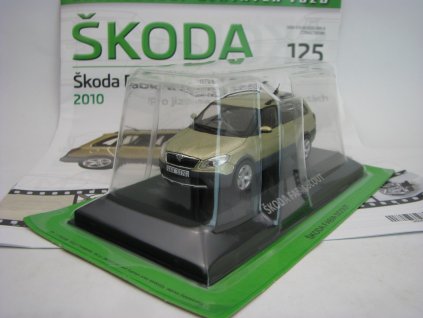 Časopis 125 s modelem Škoda Fabia II Combi Scout 2010 1:43 DeAgostiny
