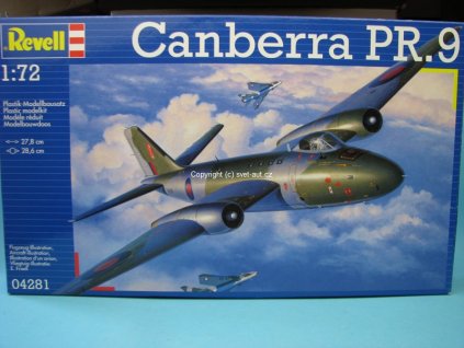 Letadlo BAC Canberra PR.9 Stavebnice 1:72 Revell