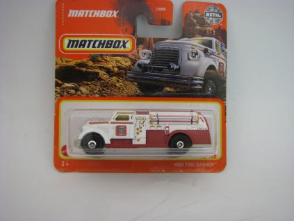 MBX Fire Dasher White 66/100 Matchbox Blister