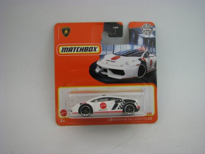 Lamborghini Gallardo Police Mattel 69/100 Matchbox Blister
