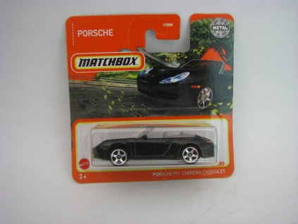 Porsche 911 Carrera Cabriolet Black 54/100 Matchbox Blister