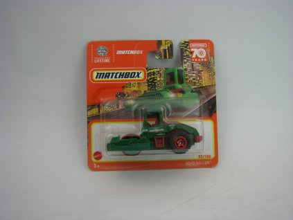 Road Roller Silniční válec Green 70 Years Matchbox blister