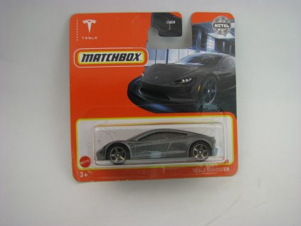Tesla Roadster Grey 75/100 Matchbox blister