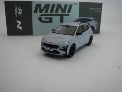 Hyundai Kona N Sonic Blue Mini GT 1:64 TSM