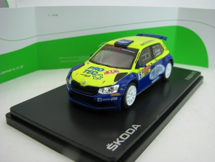 Škoda Fabia III R5 2015 No.5 Geipel-Becker AvD Sachsen Rallye 2019 1:43 Abrex