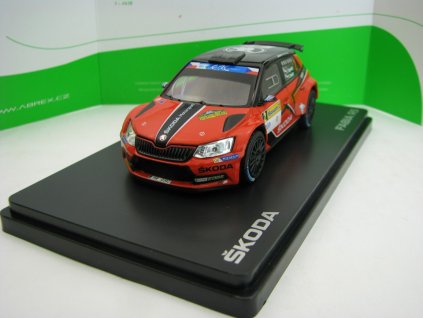 Škoda Fabia III R5 2015 No.2 Kopecký-Dresler Barum Czech Rallye Zlín 2016 1:43 Abrex