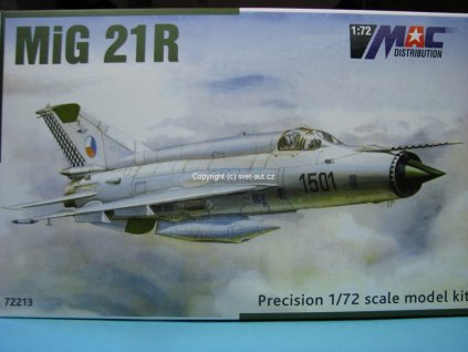 MIG 21R stavebnice 1:72 MAC
