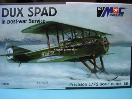 Dux Spad in post-war service stavebnice 1:72 MAC
