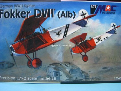 Fokker DVII Alb stavebnice 1:72 MAC