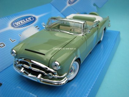 Packard Caribbean 1953 Cabrio green 1:24 Welly