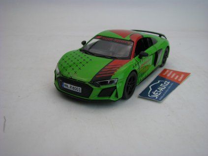 Audi R8 Coupé 2020 Pull Back Green 1:36 Kinsmart