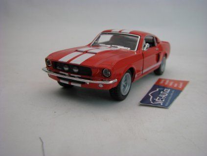 Shelby GT-500 1967 Pull Back Red 1:38 Kinsmart