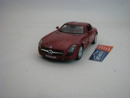 Mercedes-Benz SLS AMG Red Pull Back 1:36 Kinsmart
