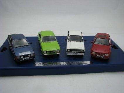 Ford Escort RS collection set 4 modely 1:43 Corgi