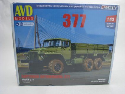 URAL-377 stavebnice 1:72 AVD models 1393AVD