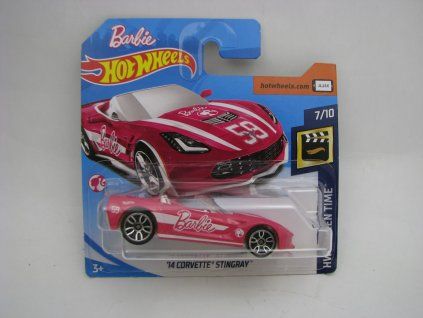 Hot Wheels 2018 Corvette Stingray 2014 Barbie