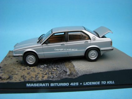 Maserati Biturbo 425 Licence To Kill James Bond 1:43 Universal Hobbies