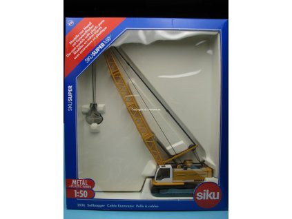 Hloubkový bagr Liebherr 1:50 Siku Super 3536