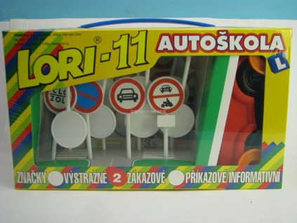 Autoškola 2 stavebnice zákazové značky Lori-11