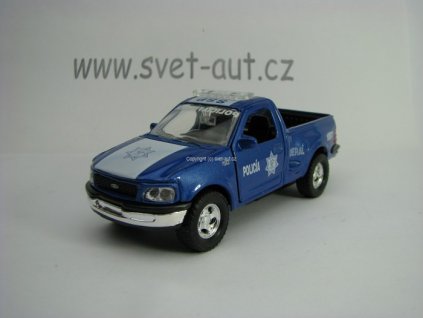 Ford F150 1997 Policía Federal Pull Back 1:36 Welly