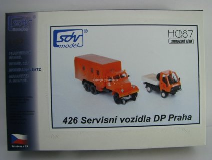 Praga a Multikára servisní vozidla DP Praha 1:87 SDV 426