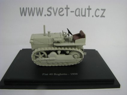 Traktor pásový Fiat 40 Boghetto 1939 1:43 Universal Hobbies