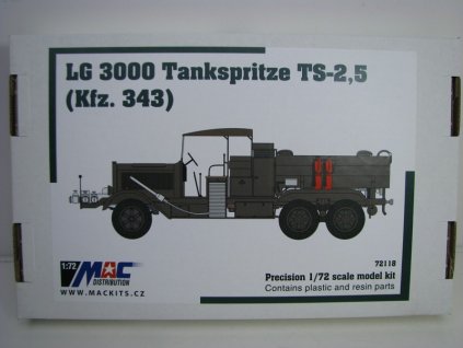 Mercedes Benz LG 3000 Tankspritze TS 2,5 Kfz. 343 Kit 1:72 MAC