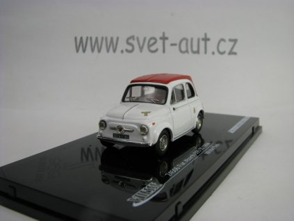 Fiat Abarth 595 SS 1964 White Red 1:43 Vitess