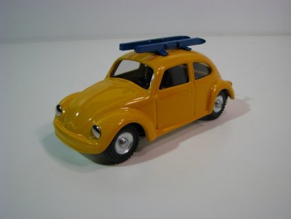 Volkswagen Beetle Brouk lyže 1:32 Kovap Plechové hračky