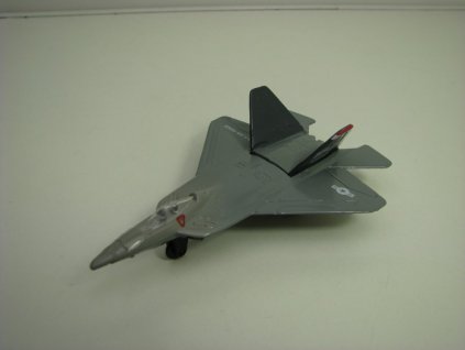 Letadlo Lockhed Martin F-22 Raptor šedý Sky Wings Motor Max