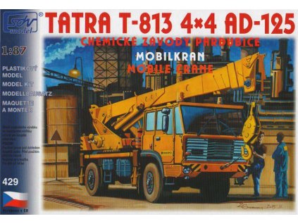 Tatra T-813 4x4 AD-125 Chemické závody Pardubice 1:87 Kit SDV 429