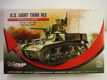 Lehký tank U.S. M3 Tunis 1943 1:72 Mirage Hobby