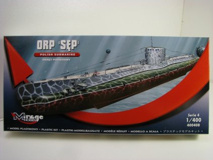 Ponorka O.R.P. Serie 4 September 1955 1:400 Mirage Hobby 400408