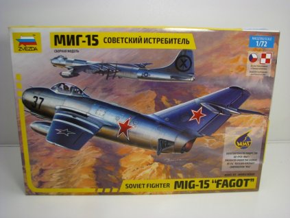 Letadlo Mig-15 Fagot stavebnice 1:72 Zvezda 7317